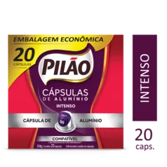 Cápsulas Café Pilão Intenso 8 20un