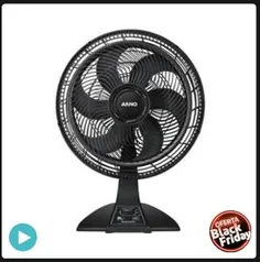 Ventilador de Mesa Arno VF41 Silence Force com 3 Velocidades - Preto