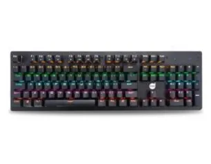 Teclado Gamer Dazz Orion, RGB, Switch Gateron Blue, ABNT2, 62000022 | R$215