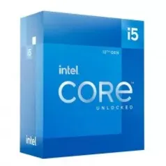 Processador Intel Core i5 12600KF 3.7GHz (4.9GHz Turbo), 12ª Geração, 10-Cores 16-Threads, LGA 1700
