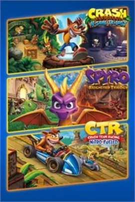 [XBOX ONE] Pacote Triplo Crash™ + Spyro™ R$ 175