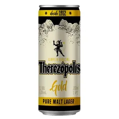 Cerveja Lager Puro Malte Gold Therezópolis Lata 350ml