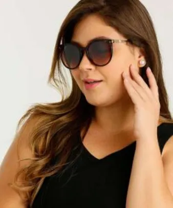 Saindo por R$ 49: Óculos de Sol Feminino Redondo Marisa - R$40 | Pelando
