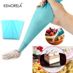 [TODOS USUARIOS] Kit Confeitaria Saco De Silicone + 6 Bicos | R$ 8