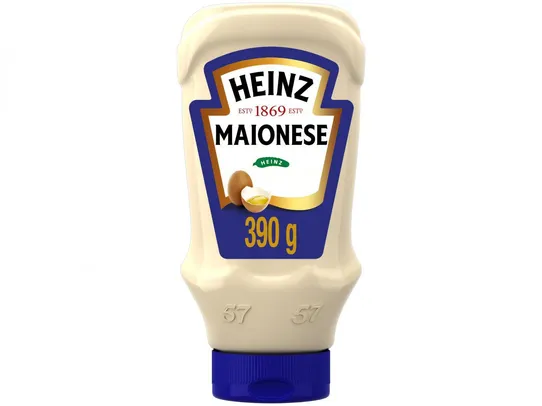 [Cliente ouro] Maionese Tradicional Heinz - 390g | R$7