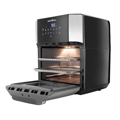 Fritadeira sem Óleo Britânia Air Fryer Oven BFR2100P, 12 Litros, 2 em 1, Preta