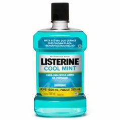 Antisséptico bucal Listerine 1,5L  - R$19