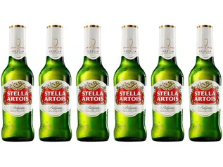 [APP + Cliente Ouro + magalupay R$18] Cerveja Stella Artois Lager 6 Unidades - 275ml | R$24