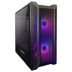 Gabinete Gamer Galax Andromeda, Mid Tower, Vidro Temperado, Black, Sem Fonte, Sem Fan, GX900