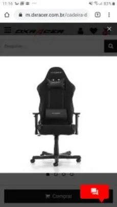 Cadeira Gamer DXracer Racing RW01-N | R$827