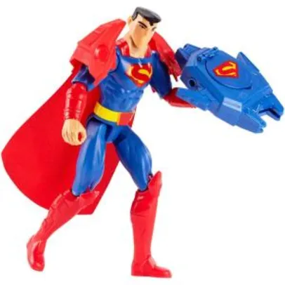 Boneco Articulado com Acessório - 30 cm - Liga da Justiça - Super Armadura - Superman - Mattel - R$40