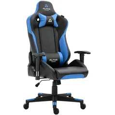 Cadeira Gamer Alpha Gamer Zeta Black Blue - AGZETA-BK-BL