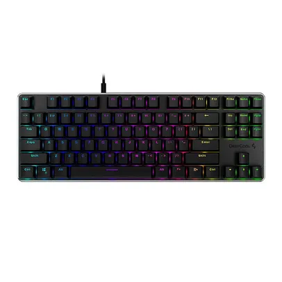 Teclado Mecanico DeepCool KB500 TKL, RGB, US, Switch Outemu Vermelho, Preto, R-KB500-BKAN4A-G