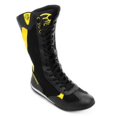 Tênis Cano Alto Pretorian Leg-Lock Masculino - Preto e Amarelo | R$60