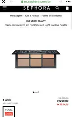 Paleta de Contorno KVD - Sephora | R$99