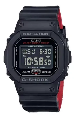 Relógio Casio G-shock Gamer Masculino Digital Dw-5600uhr-1dr