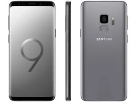 Smartphone Samsung Galaxy S9 128GB Cinza 4G - 4GB RAM Tela 5,8” Câm. 12MP + Câm. Selfie 8MP - R$2105