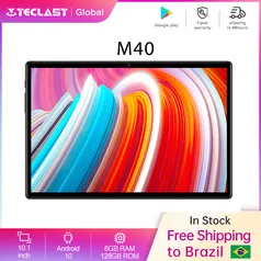 Tablet Teclast M40 10,1" 6gb/128gb dual sim com 4g