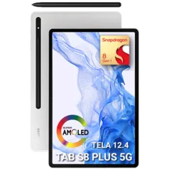 [MEMBERS] Samsung Galaxy Tab S8 PLUS 5G 256GB 8GB RAM S Pen Tela 12.4 Super AMOLED Snapdragon 8Gen1 
