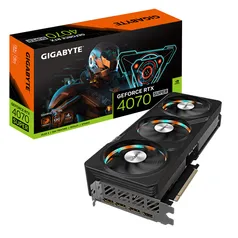 Placa de Video Gigabyte GeForce RTX 4070 Super GAMING OC, 12GB, GDDR6X, DLSS, Ray Tracing, GV-N407SGAMING OC-12GD