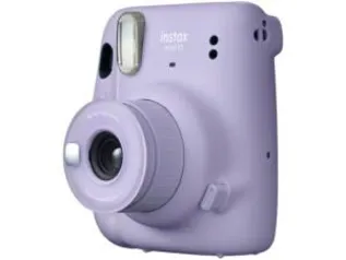 Instax Mini 11 Fujifilm Lilás Flash Automático - com Acessórios - R$311