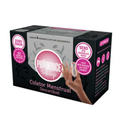 Coletor Menstrual Prudence Softcup com 4 unidades - R$25