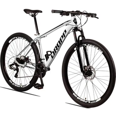 [Com Cashback R$646] Bicicleta Aro 29 Dropp SW 24 Vel Câmbio Shimano Quadro Alumínio MTB