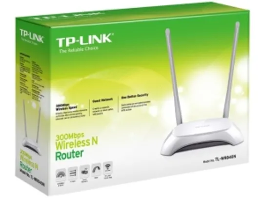 [Magazine Luiza] Roteador Wireless Tp-link TL-WR840N 300mbps - 2 Antenas 5 Portas