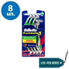 8 Aparelhos de Barbear Gillette Prestobarba POR 1,99 NO VISA CHECKOUT