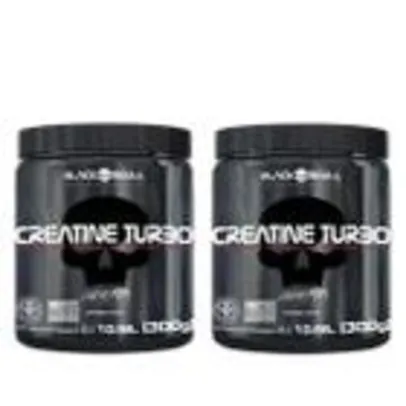 Kit 2x Creatine Turbo 300g Black Skull