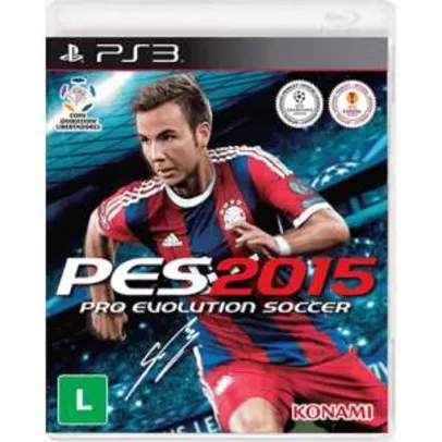 [Submarino] Pro Evolution Soccer 2015 PS3 - R$29,90