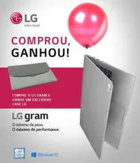 Notebook LG Gram Intel Core i5-7200U - R$3299,90