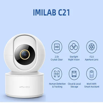 Câmera de segurança Smart IMILAB C21 | Wifi + Visão noturna