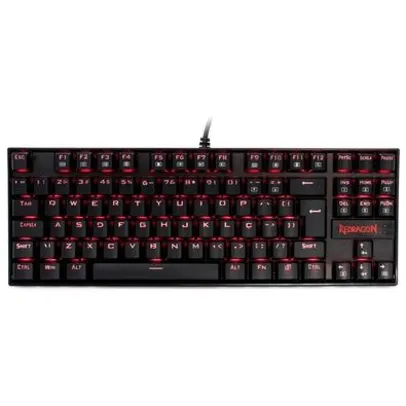 [APP] Teclado Mecânico Redragon Kumara, LED Vermelho, Outemu Brown