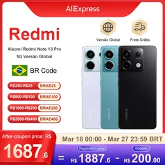 [BR/SEM IMPOSTO]Smartphone Xiaomi Redmi Note 13 Pro 5G
