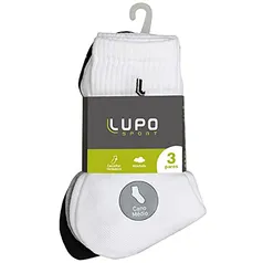 Kit 6 Pares Meias Lupo Masculina Cano Médio - Tamanho G