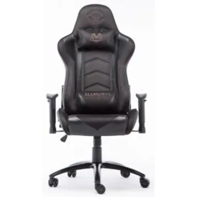 Cadeira Gamer Elements Veda Nemesis, Versão Suede, Black R$1560