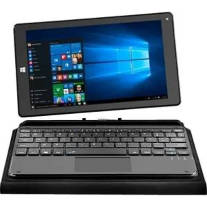 [AMERICANAS] Notebook 2 em 1 Multilaser M8W Intel Quad Core, 16GB ROM, 1GB RAM, LED 8,9", Windows 10 - R$ 629,10