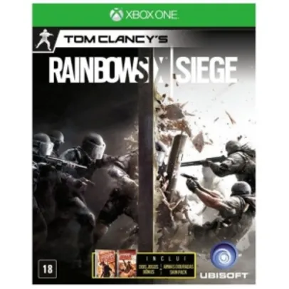 Jogo XBOX One Tom Clancy`s Rainbow Six: Siege - Ubisoft por R$80