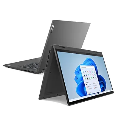 Notebook Lenovo 2 em 1 IdeaPad Flex 5i i5-1135G7 8GB 256GB SSD W11 14" FHD Intel Iris Xe, Grafite