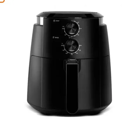 Fritadeira Sem Óleo Airfryer Dual Cyclone Mídea, 3.5L, Timer, 127V, Preto - FRE35P1