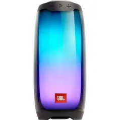 Caixa de Som JBL Pulse 4, Bluetooth, À Prova d’água, Preta