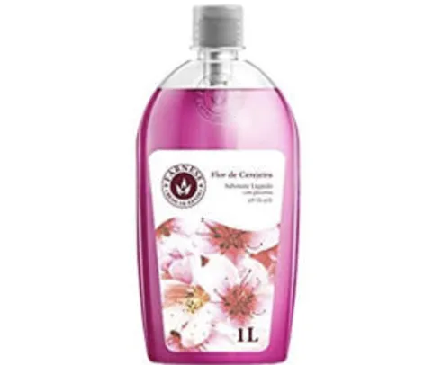 [Prime] Sabonete líquido 1 litro flor de cerejeira | R$ 10