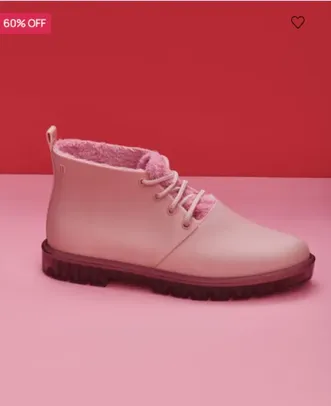 Melissa Fluffy Boot Rosa