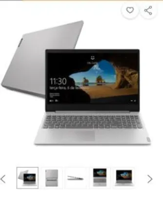 Notebook Lenovo Ryzen 7 3700u SSD 256 8GB RAM | R$3010