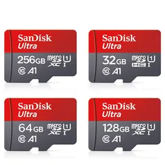 [TAXA INCLUSA + Moedas] Cartão Memória MicroSD 256GB Ultra 100MBs Sandisk