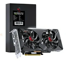 Placa de Vídeo PCYes, GeForce RTX 2060 Dual OC, 6GB, GDDR6, 192Bit, | R$ 2279