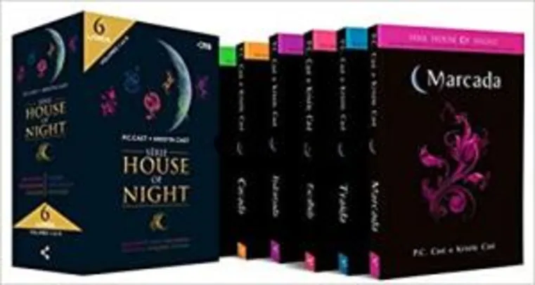 Box House of Night - Slim: Coleção completa v.1 (livros 1 a 6) R$90