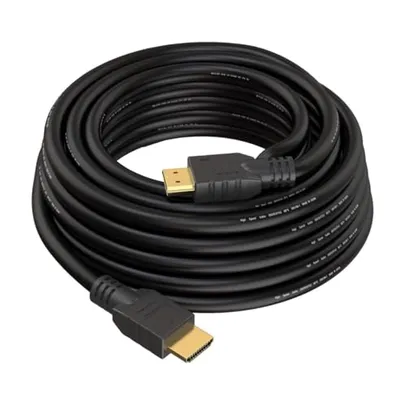 Cabo HDMi 2.0 4k Premium Gold Alta Resolução Blindado Tomate (10 Metros)