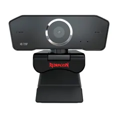 Webcam Redragon Streaming Fobos, HD 720p, 2 Microfones, Redução de Ruídos - GW600-1